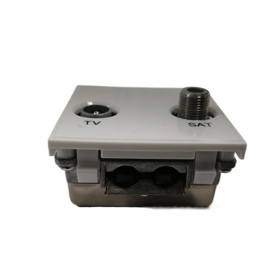 TV SATELLITE MODULE WALL PLATE OUTLETS AERIAL EQUIPMENT COAXIAL SOCKET FACEPLATE 