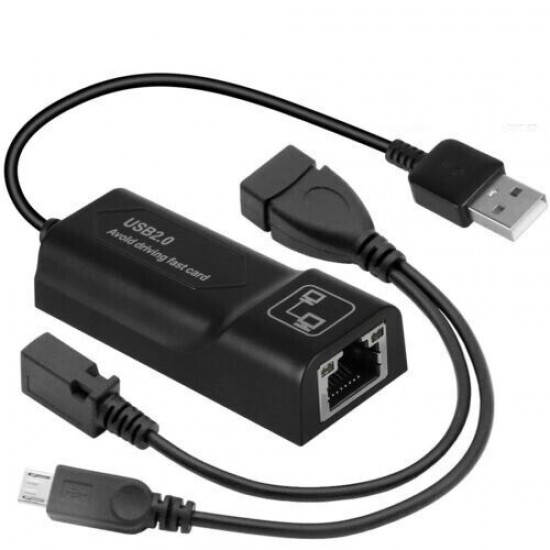 Amazon Fire TV Stick ETHERNET ADAPTER and USB OTG cable Firestick 2 and 4K Firestick