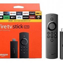 AMAZON Fire Stick TV Lite with Alexa Voice Remote Lite  HD streaming device (no TV controls)