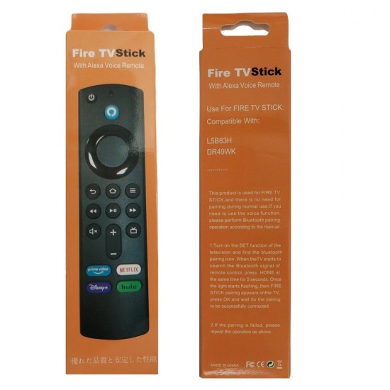 NEW FIRE TV STICK REPLACEMENT VOICE REMOTE CONTROL FOR AMAZON ALEXA 4K LITE MAX