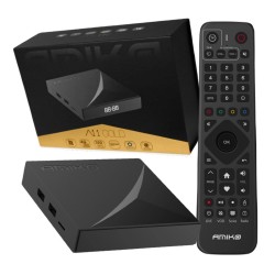 Amiko A11 GOLD OTT 4K Android Digital Media Player Streamer Box Bluetooth Remote Amiko A11 GOLD OTT 4K Android Digital Media Player Streamer Box Bluetooth Remote