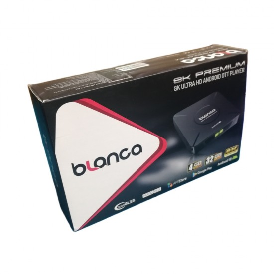 Redline Blanca 4K–8K Ultra HD Android OTT Player – Android 12 (4GB RAM / 32GB) Redline Blanca 4K–8K Ultra HD Android OTT Player – Android 12 (4GB RAM / 32GB)