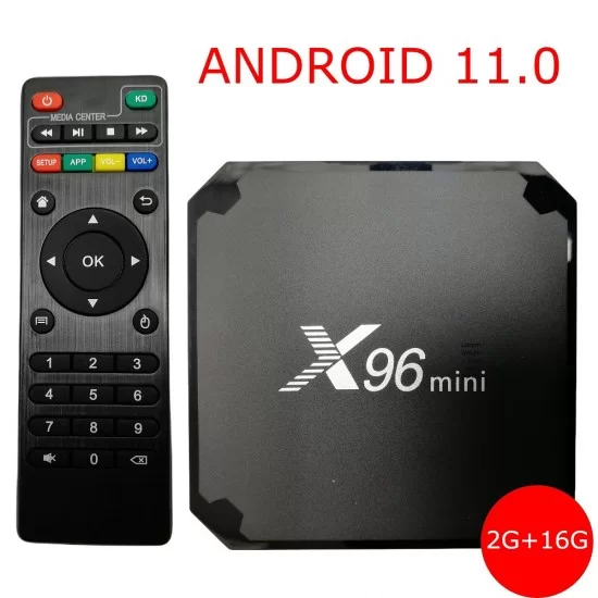 X96 Mini 4K - Android 9 - Vidéo 4K - Télécommande