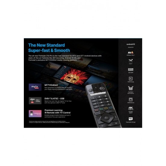 Formuler v3 GTV-IR1 TV Remote Control - All Models Universal Smart from Satcity.ie Ireland Limerick Formuler v3 Remote Control - All Models GTV-IR1 TV Universal Smart