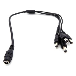 4 WAY DC POWER SPLITTER CABLE FOR CCTV 12V DC CAMERA LEAD EXTENSION RCU ADAPTER 4 WAY DC POWER SPLITTER CABLE FOR CCTV 12V DC CAMERA LEAD EXTENSION RCU ADAPTER