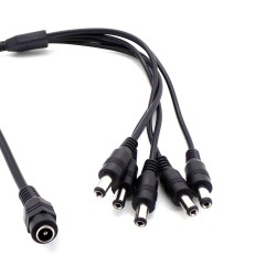 5 WAY DC POWER SPLITTER CABLE FOR CCTV 12V DC CAMERA LEAD EXTENSION RCU ADAPTER 5 WAY DC POWER SPLITTER CABLE FOR CCTV 12V DC CAMERA LEAD EXTENSION RCU ADAPTER