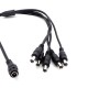 5 WAY DC POWER SPLITTER CABLE FOR CCTV 12V DC CAMERA LEAD EXTENSION RCU ADAPTER 