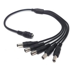5 WAY DC POWER SPLITTER CABLE FOR CCTV 12V DC CAMERA LEAD EXTENSION RCU ADAPTER 5 WAY DC POWER SPLITTER CABLE FOR CCTV 12V DC CAMERA LEAD EXTENSION RCU ADAPTER