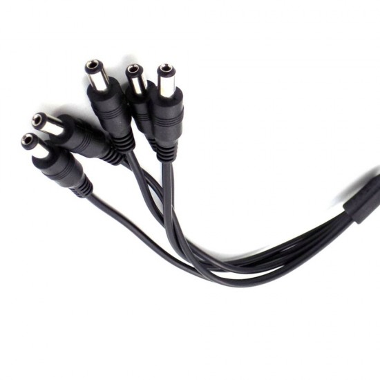 5 WAY DC POWER SPLITTER CABLE FOR CCTV 12V DC CAMERA LEAD EXTENSION RCU ADAPTER 