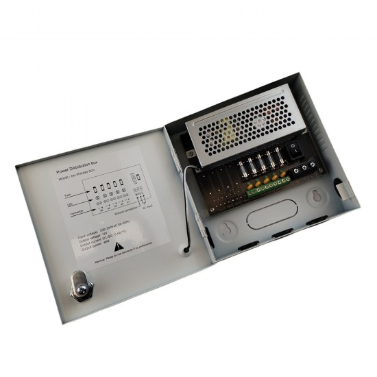 Dahua 12V 4A 5 Output Boxed PSU