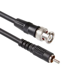CABLE BNC M-RCA PHONO M PLUG COMPOSITE LEAD PURE COPPER CCTV VIDEO CAMERA 1.5M CABLE BNC M-RCA PHONO M PLUG COMPOSITE LEAD PURE COPPER CCTV VIDEO CAMERA 1.5M