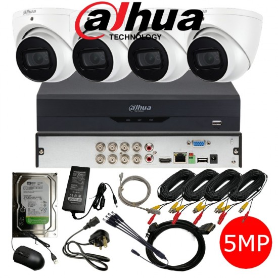 Dahua 8 Channel CCTV Camera System 4 x 5MP DVR 1TB HDD Outdoor Home Security Kit KIT from Satcity.ie Ireland Limerick Dahua 8 Channel CCTV Camera System 4 x 5MP DVR 1TB HDD Outdoor Home Security Kit KIT from Satcity.ie Ireland Limerick
