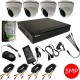 REVEZ 4 CHANNEL CCTV CAMERA SYSTEM 4 X 5MP DVR 1TB HDD OUTDOOR HOME SECURITY KIT from Satcity.ie  Ireland Limerick