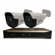 CCTV KIT Redline 4 CHANNEL RT-8004 XVR-8004 XVR 2 X 2MP SECURITY CAMERA OUTDOOR