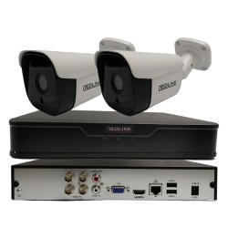 CCTV KIT Redline 4 CHANNEL RT-8004 XVR-8004 XVR 2 X 2MP SECURITY CAMERA OUTDOOR