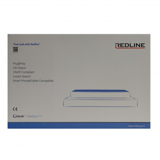 Redline Outdoor Home Security Kit – 4 Channel CCTV System with 2× 5MP Cameras