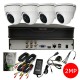Redline 4 CHANNEL CCTV CAMERA 4 X 2MP DVR 1TB HDD OUTDOOR HOME SECURITY KIT from Satcity.ie  Ireland Limerick