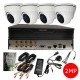 Redline 8 CHANNEL CCTV CAMERA 4 X 2MP DVR 1TB HDD OUTDOOR HOME SECURITY KIT from Satcity.ie  Ireland Limerick