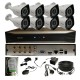 Redline Outdoor Home Security Kit – 8 Channel CCTV System with 8× 5MP Cameras