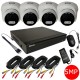 REVEZ 4K COLOURPAL HD 4 CCTV CAMERA SYSTEM DVR 1TB HDD OUTDOOR HOME SECURITY KIT