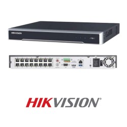 Hikvision 16CH POE NVR 4K upto 8MP 1U DS-7616NI-K2/16P Hikvision 16CH POE NVR 4K upto 8MP 1U DS-7616NI-K2/16P