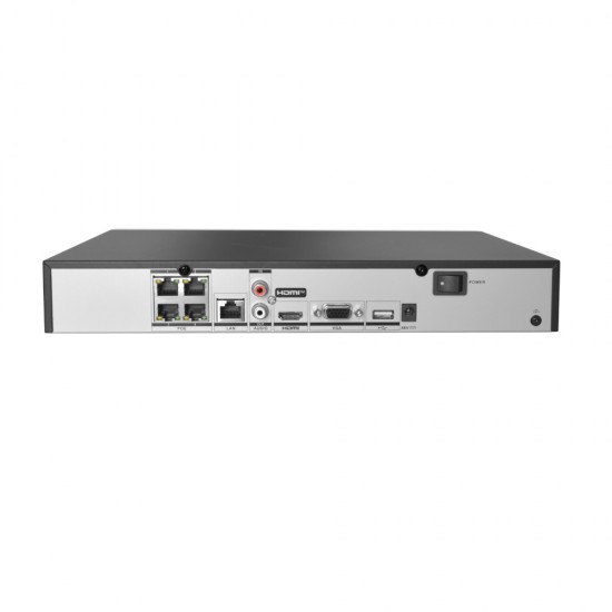 Hikvision 4CH POE Acusense NVR 4K DS-7604NXI-K1/4P from Satcity.ie Ireland Limerick Hikvision 4CH POE Acusense NVR 4K DS-7604NXI-K1/4P