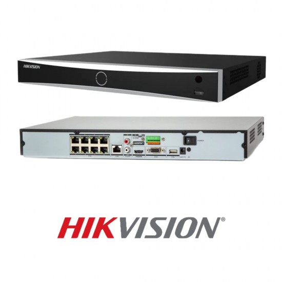 Hikvision 8CH POE NVR 4K Acusense 2HDD DS-7608NXI-K28P