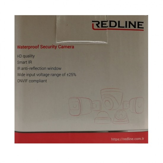 CCTV Redline IP Dome Camera 5MP IPC-565U Metal White
