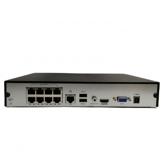 8 Channels Network NVR-9008 Redline Recorder