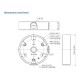 Dahua Junction Box PFA137 for TiOC / VF Dome Black for CCTV Cameras