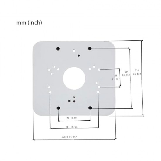 Dahua Pole Mount Bracket PFA152-E Black for CCTV Cameras