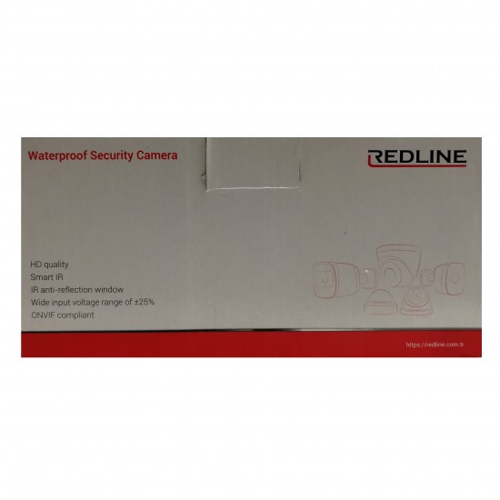 CCTV Redline AHD Bullet Camera 1080p 5MP WP-553S Metal Bullet 0LUX IR 12V White