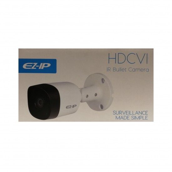 Dahua Bullet Camera, Metal, HAC-B2A41P, 4MP, 3.6mm Fixed Lens, 20m IR, 12v DC