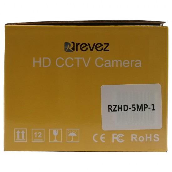 Revez AHD 5MP Mini Dome Camera, 1080p, 3.6mm Fixed Lens, 20m IR, 12v DC (RZHD-5MP-1) from Satcity.ie Ireland Limerick Revez AHD 5MP Mini Dome Camera 1080p 3.6mm Fixed Lens 20m IR 12v DC RZHD-5MP-1