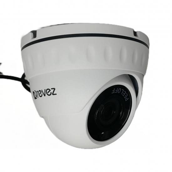 Revez AHD 5MP Mini Dome Camera, 1080p, 3.6mm Fixed Lens, 20m IR, 12v DC (RZHD-5MP-1) from Satcity.ie Ireland Limerick Revez AHD 5MP Mini Dome Camera 1080p 3.6mm Fixed Lens 20m IR 12v DC RZHD-5MP-1
