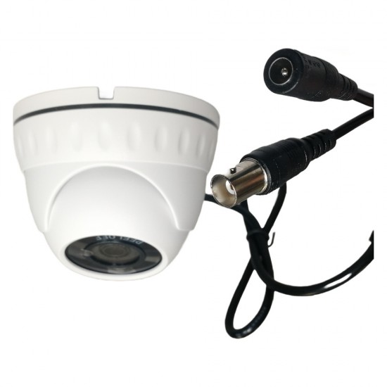Revez AHD 5MP Mini Dome Camera, 1080p, 3.6mm Fixed Lens, 20m IR, 12v DC (RZHD-5MP-1) from Satcity.ie Ireland Limerick Revez AHD 5MP Mini Dome Camera 1080p 3.6mm Fixed Lens 20m IR 12v DC RZHD-5MP-1