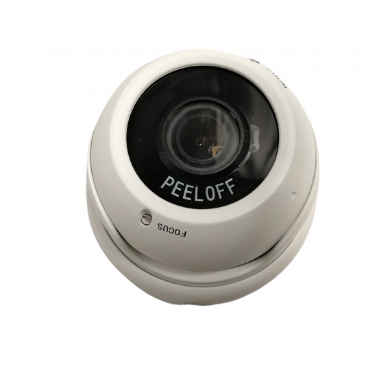 Revez AHD Dome Camera 1080p 2.8mm-12mm Varifocal Lens 30m IR 12v DC White