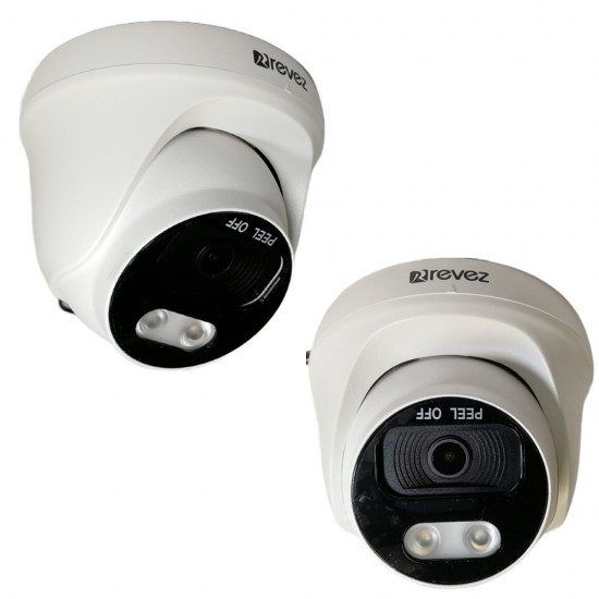 REVEZ 4K COLOURPAL HD 4 CCTV CAMERA SYSTEM DVR 1TB HDD OUTDOOR HOME SECURITY KIT