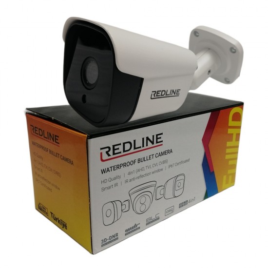 Redline Outdoor Home Security Kit – 4 Channel CCTV System with 2× 2MP Cameras