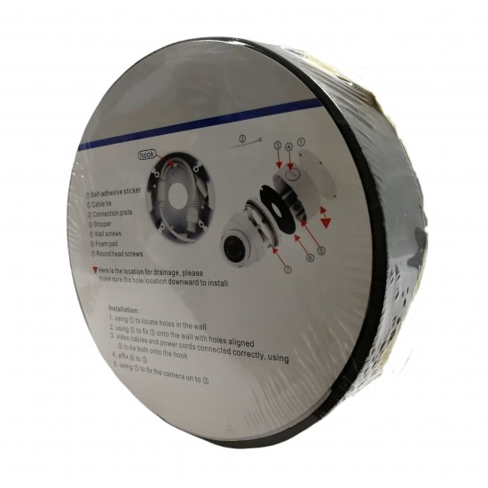 CCTV CAMERA BASE EXTENSION JUNCTION BOX CABLE FOR DEEP DOME BULLET IP WATERPROOF