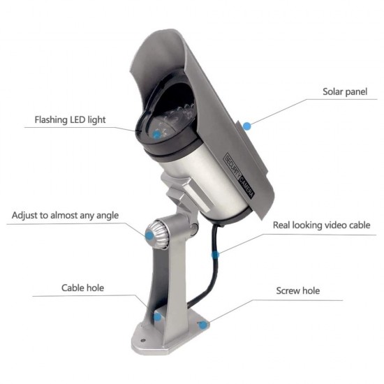 Dummy Bullet Camera (Solar Powered)