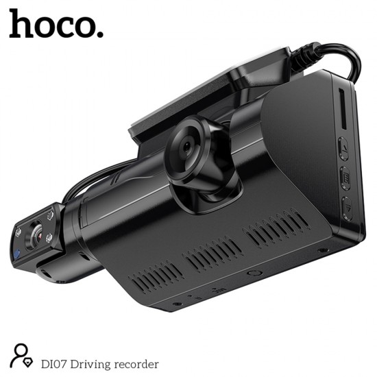 Hoco DI07 Max Dual Camera Driving Recorder Dash Camera (Wifi Version)