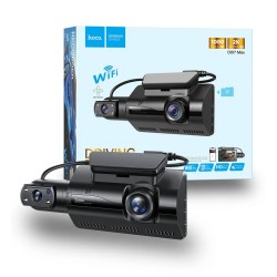 Hoco DI07 Max Dual Camera Driving Recorder Dash Camera (Wifi Version)