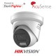 Hikvision IP 4MP Hybrid Turret Camera 2.8mm / Colorvu + Acusense with Strobe 2 Way Audio