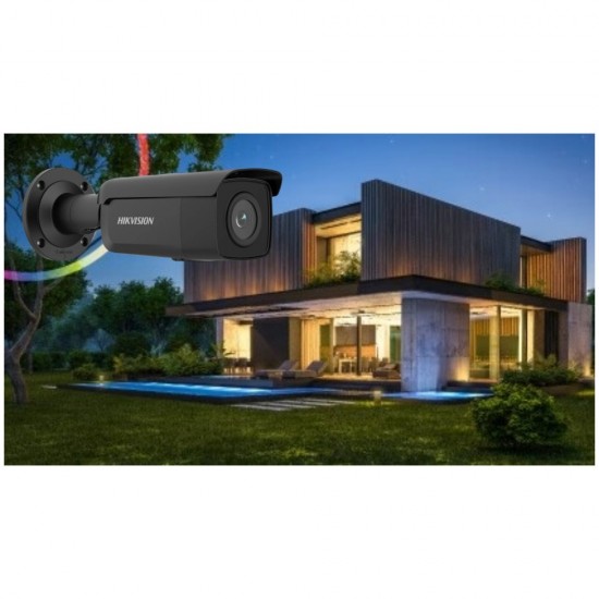 Hikvision IP 8MP 4K ACUSENSE Bullet Camera 50m IR 2.8mm Black