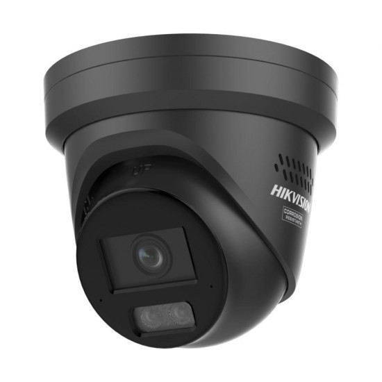 Hikvision IP Gen3 8MP 4K Turret Camera 2.8mm / Hybrid Colorvu 3.0 + Acusense with Strobe & 2 Way Audio from Satcity.ie Ireland Limerick Hikvision IP Gen3 8MP 4K Turret Camera 2.8mm Hybrid Colorvu 3.0 + Acusense Black