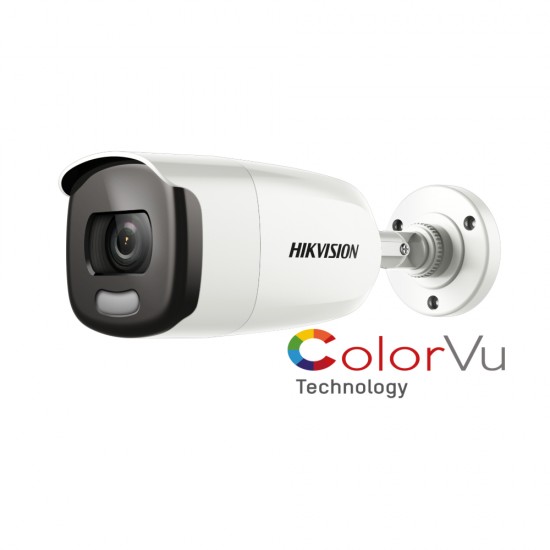 Hikvision Turbo 5MP Colorvu PoC Bullet Camera 40m White Light 2.8mm