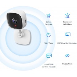 TP-Link Tapo Mini Smart Security Camera, Indoor CCTV Tapo C100