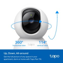 TP-Link Tapo Pan Tilt Smart Security Camera Indoor CCTV C200