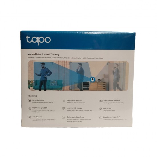 TP-Link Tapo Pan Tilt Smart Security Camera Indoor CCTV C200
